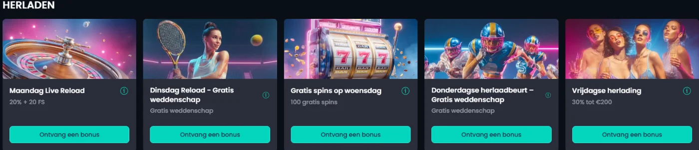 LikesBet Casino Herlaadbonussen en Promoties LikesBet Casino herlaadbonussen met gratis weddenschappen, gratis spins en wekelijkse promoties