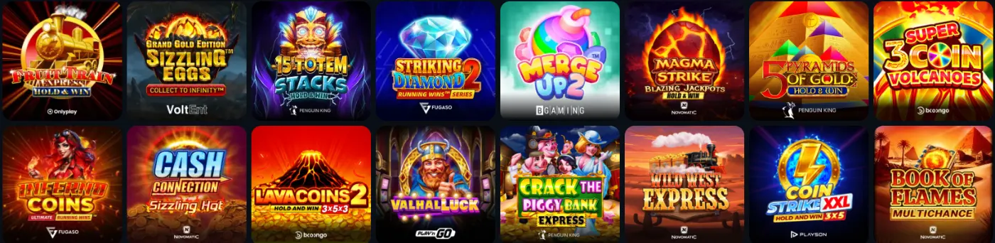 LikesBet Casino Populaire Slotspellen LikesBet Casino selectie van populaire slotspellen met jackpots, Hold and Win en bonusfuncties